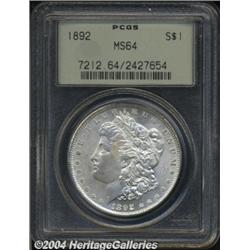 1892[S$1] MS64 PCGS.