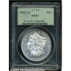 1892-CC[S$1] MS61 PCGS.