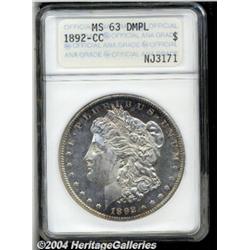 1892-CC[S$1] MS63 Deep Mirror Prooflike ANACS.