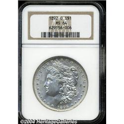 1892-O[S$1] MS64 NGC.