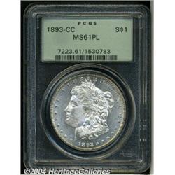 1893-CC[S$1] MS61 Prooflike PCGS.
