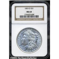 1893-O[S$1] MS64 NGC.