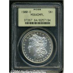 1900-O[S$1] MS64 Deep Mirror Prooflike PCGS.