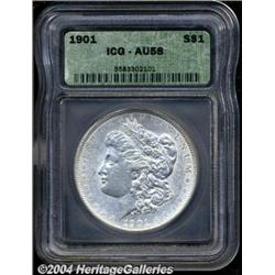 1901[S$1] AU58 ICG.