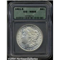 1921-S[S$1] MS65 ICG.