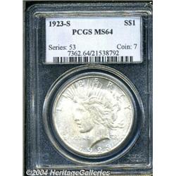 1923-S[S$1] MS64 PCGS.
