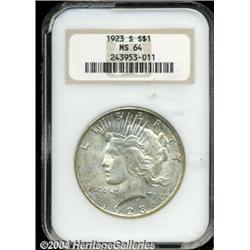1923-S[S$1] MS64 NGC.
