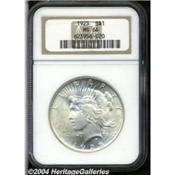 1925[S$1] MS66 NGC.