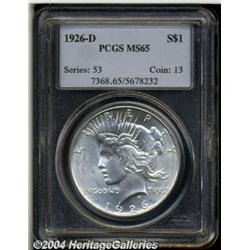 1926-D[S$1] MS65 PCGS.