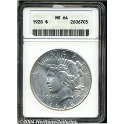 1928[S$1] MS64 ANACS.