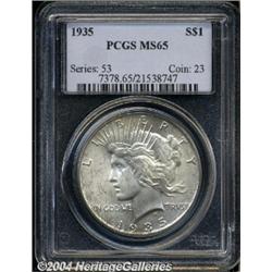 1935[S$1] MS65 PCGS.