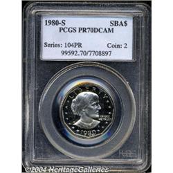 1980-S[SBA$] PR70 Deep Cameo PCGS.