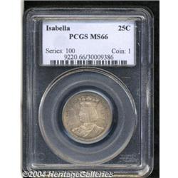 1893[25C] Isabella Quarter MS66 PCGS.