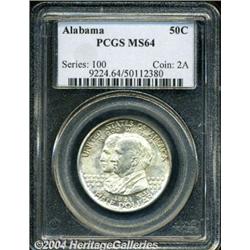 1921[50C] Alabama MS64 PCGS.