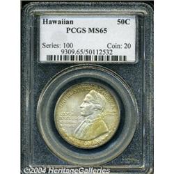 1928[50C] Hawaiian MS65 PCGS.