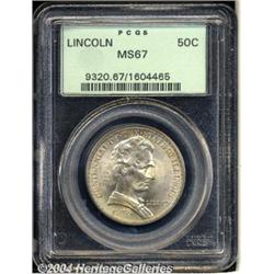 1918[50C] Lincoln MS67 PCGS.
