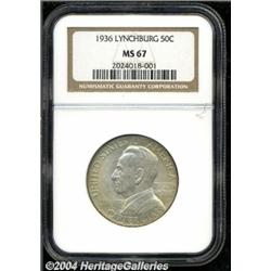 1936[50C] Lynchburg MS67 NGC.