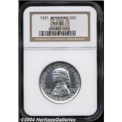 1921[50C] Missouri MS62 NGC.