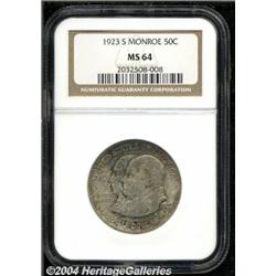 1923-S[50C] Monroe MS64 NGC.