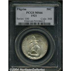 1921[50C] Pilgrim MS66 PCGS.