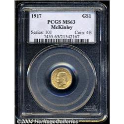 1917[G$1] McKinley MS63 PCGS.
