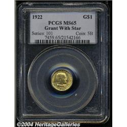 1922[G$1] Grant with Star MS65 PCGS.