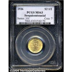 1926[$2 1/2] Sesquicentennial MS63 PCGS.