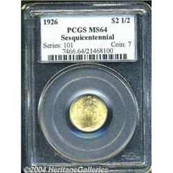 1926[$2 1/2] Sesquicentennial MS64 PCGS.