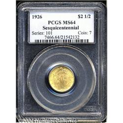 1926[$2 1/2] Sesquicentennial MS64 PCGS.