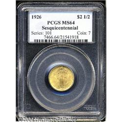 1926[$2 1/2] Sesquicentennial MS64 PCGS.