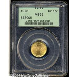 1926[$2 1/2] Sesquicentennial MS65 PCGS.