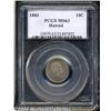 Image 1 : 1883[10C] Hawaii Ten Cents MS63 PCGS.