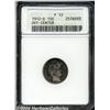 Image 1 : 1912-D[10C] Barber Dime--Struck 5% Off Center--Fine 12 ANACS.