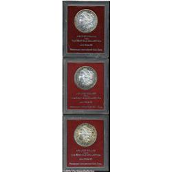 1889-S[S$1] Dollar MS65 Paramount (MS63), two pieces,