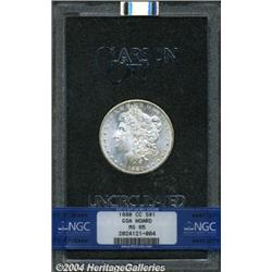 1880-CC[S$1] 8 Over High 7 MS65 NGC.