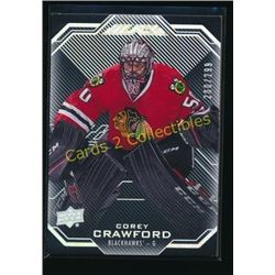 2016-17 UD Black #7 Corey Crawford 200/299