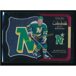 15-16 OPC Platinum Team Logo Die Cut Mike Modano