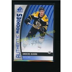 17-18 SP Game Used Autographs Blue Anders Bjork