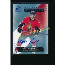 15-16 SP Game Used Autographs Blue Matt Puempel