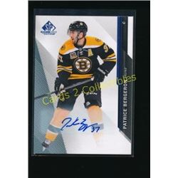 14-15 SP Game Used Autographs Patrice Bergeron