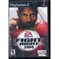 PS2 Fight Night 2004 Game With Manual