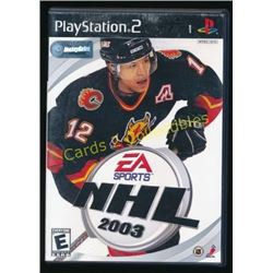 PS2 NHL 2003 Game With Manual