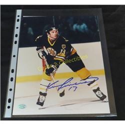 Ken Linesman Signed 8x10 Boston Bruins Photo