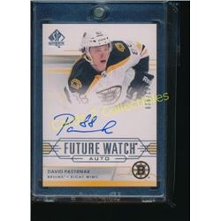 14-15 SP Authentic #282 David Pastrnak AU RC