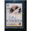Image 1 : 14-15 SP Authentic #282 David Pastrnak AU RC