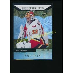 17-18 Upper Deck Trilogy #64 Jon Gillies RC