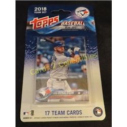 New Topps 2018 Blue Jays Baseball Team Set