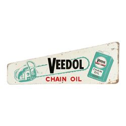 Veedol Chain Oil Tin Litho Sign