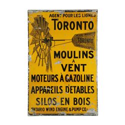 Toronto Windmills Tin Litho Sign
