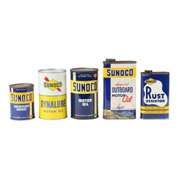 Sunoco Oil Cans